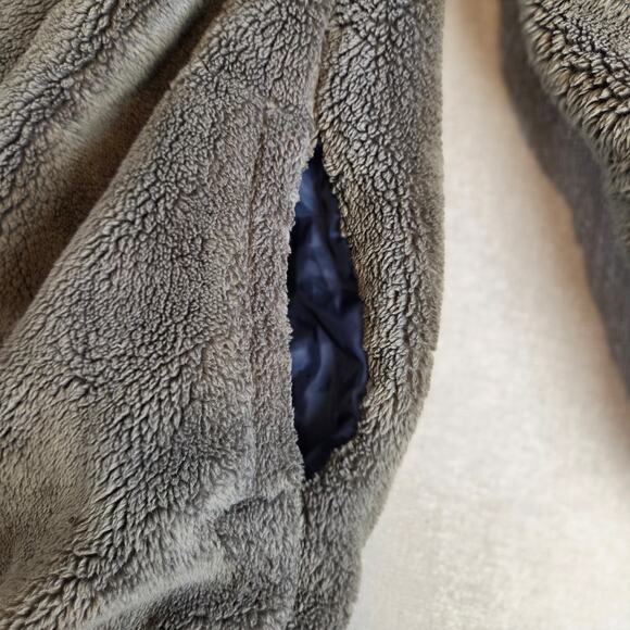 Tommy Bahama Girls XXL (16) Fleece Jacket – Green Blue Yellow, Full Zip - Picture 6 of 16